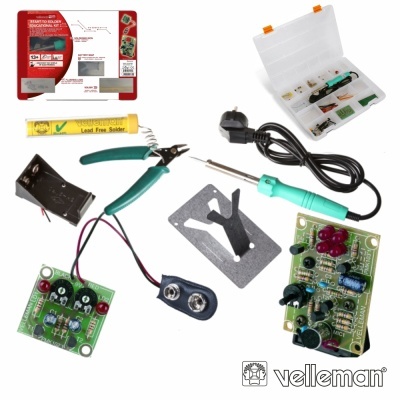 KIT INICIAÇÃO ELECTRÓNICA C SOLDADURA VELLEMAN
