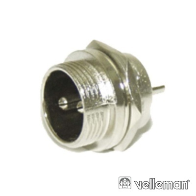 CONECTOR MACHO 2P P CHASIS VELLEMAN