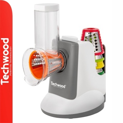 Cortador Ralador de Alimentos Elétrico 5 em 1 150W TECHWOOD