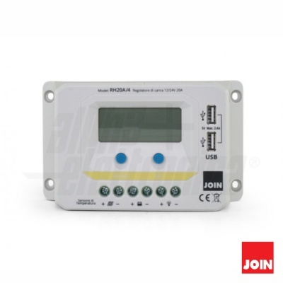 Regulador Painel Fotovoltaico 20A 1224V JOIN