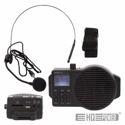 SISTEMA PA PORTÁTIL 5W USBSDFMBAT C MIC HQ POWER