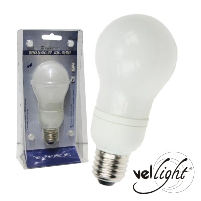 LÂMPADA E27 9W=45W 230V ECO GLOBO 405LM 2700K