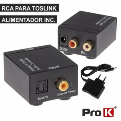 CONVERSOR AUDIO RCA-TOSLINK PROK