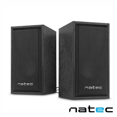 Conjunto 2 Colunas PC 2.0 6W JackUSB NATEC