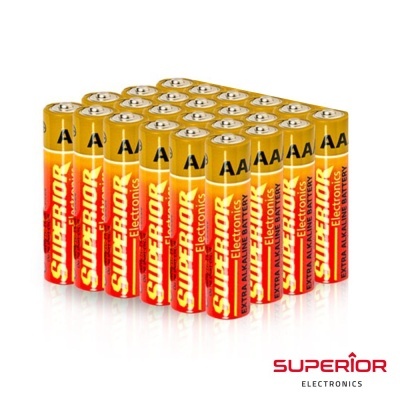 Pilha Alcalina LR6AA 1.5V 24x Bulk