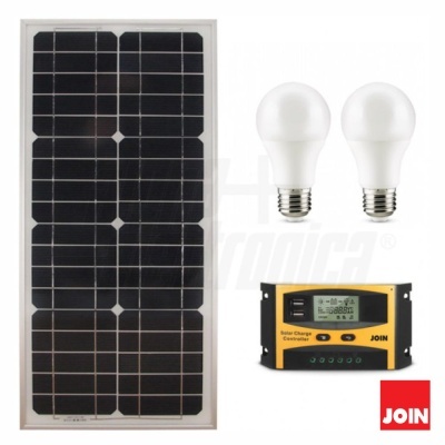 Kit Fotovoltaico 27W 12V S Bateria JOIN