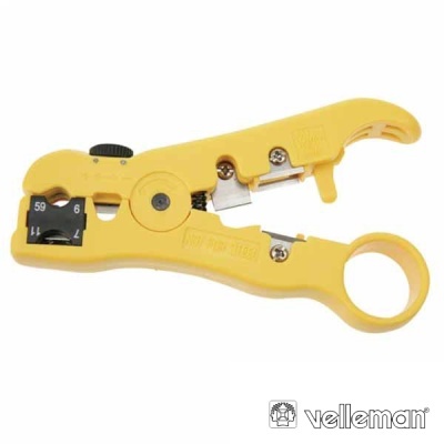 DESCARNADOR DE CABOS COAXIAIS VELLEMAN