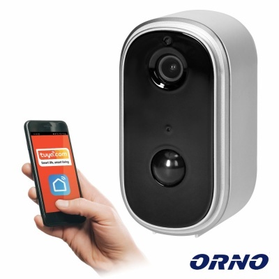 Câmara Vigilância IP 1080P WIFI TUYA LEDS IR IP65 ORNO