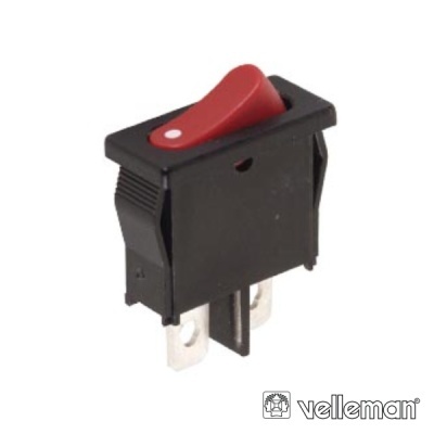 INTERRUPTOR BASCULANTE 6A-250V SPST ON-OFF VELLEMAN