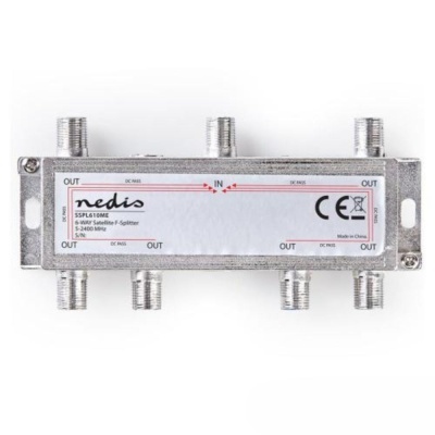 REPARTIDOR FICHAS F C 6 VIAS 5-2400MHZ NEDIS
