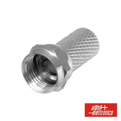 FICHA F FÊMEA NIQUELADA P CABO 4.6MM