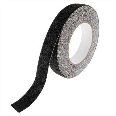 Rolo de fita adesiva preta antiderrapante