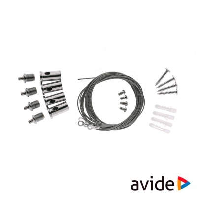 CONJUNTO DE SUSPENSÃO P PAINEL LED AVIDE