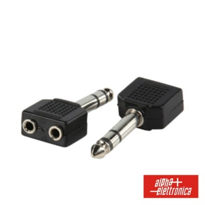 Adaptadores de áudio jack 6,35 mm e 3,5 mm