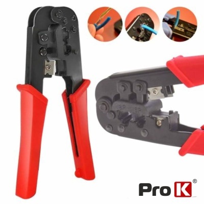 ALICATE DE CRAVAR 6P6C6P4C8P8CRJ12RJ45 PROK