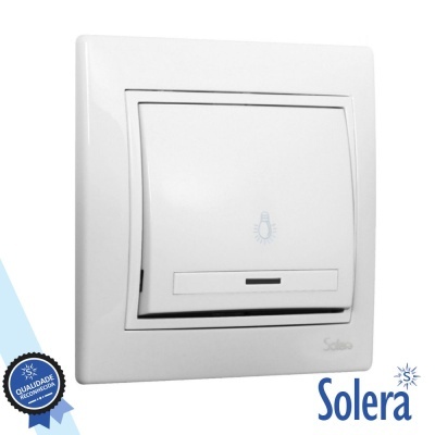 Pulsador Campainha Parede Encastrar 10A 250V SOLERA