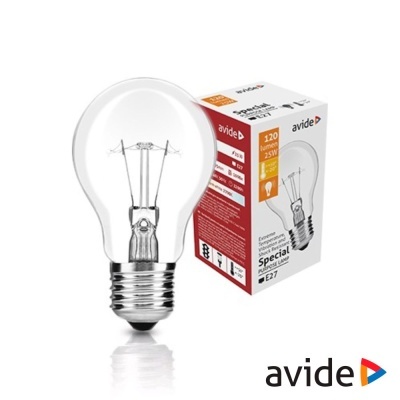 Lâmpada E27 25W Globo 2700K 120lm AVIDE