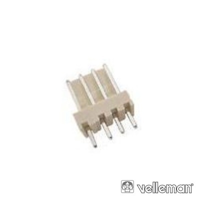 PLACA DE 4 CONTACTOS MACHO VELLEMAN