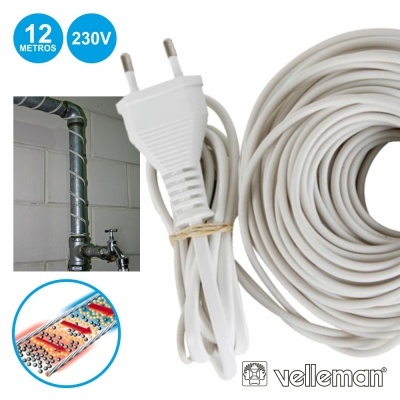 CABO DE AQUECIMENTO ANTI-CONGELAMENTO P TUBOS 230V 12M