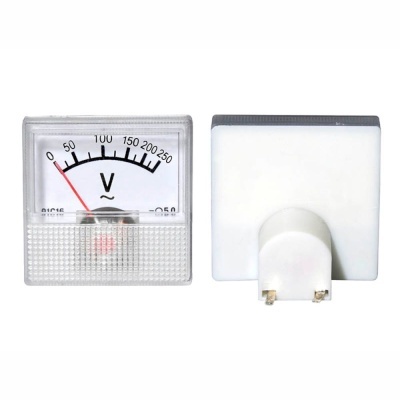 Voltímetro Analógico de Painel 250V DC
