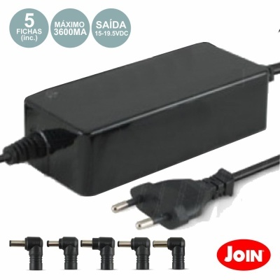 ALIMENTADOR COMPACTO 15-19.5V 3.6A 70W JOIN