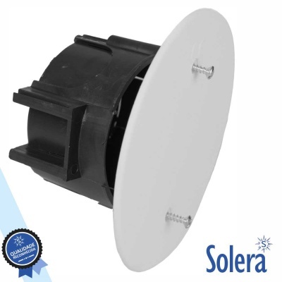 CAIXA DE PASSAGEM EMBUTIR C 5 ENTRADAS Ø65x40MM SOLERA