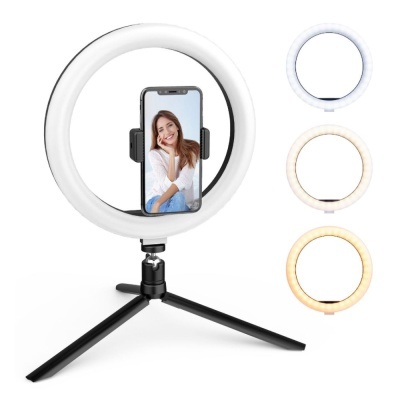 Ring Light Candeeiro de Estúdio 10"