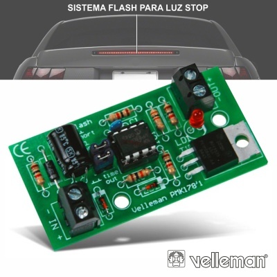 KIT SISTEMA DE FLASH P TERCEIRO STOP VELLEMAN