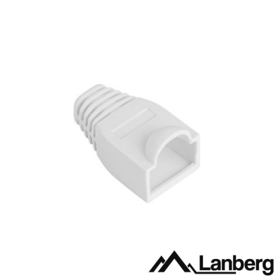 Capa Protectora P Conector RJ45 x100 Branco LANBERG