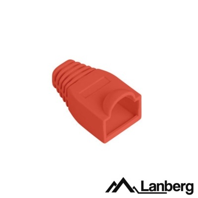 Capa Protectora P Conector RJ45 x100 Vermelho LANBERG