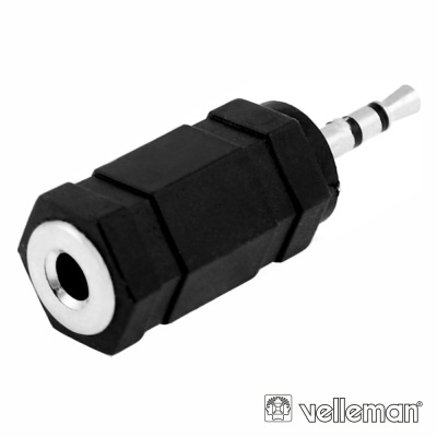 FICHA ADAPTADORA JACK 3.5MM FEMEA MN  JACK 3.5MM MACHO ST