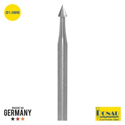 FRESA DE CORTE CÓNICA C Ø1.0MM EM AÇO DONAU