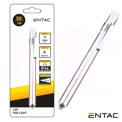 Lanterna C 1 LED 1W 30lm Tipo Caneta ENTAC