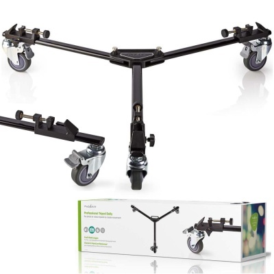 Base C Rodas Para Tripé 20kg Preto NEDIS