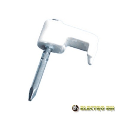 BRAÇADEIRA DE PAREDE C PREGO P CABO 2X0.75MM EDH