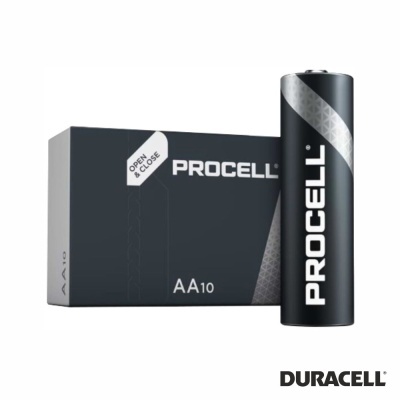Pilha Alcalina Procell LR6AA 1.5V 10X Industrial DURACELL