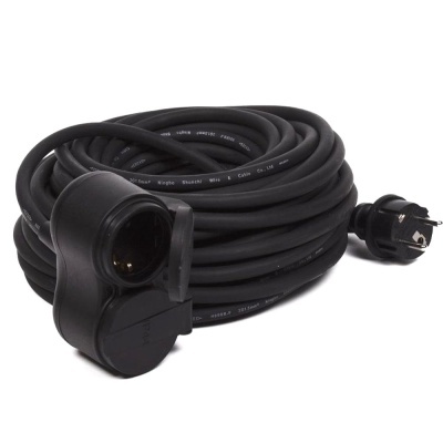 Cabo Extensão Tomada Elétrica C 2 Saídas 20m