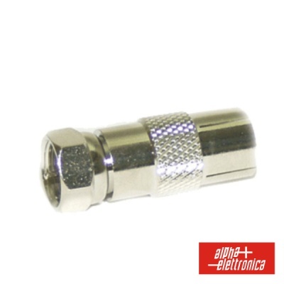 FICHA ADAPTADORA F MACHO COAXIAL FÊMEA