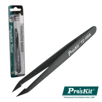 PINÇA C PONTAS FINAS CONDUTIVAS PROSKIT