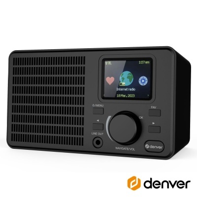 Rádio WiFi FMAUXBT 20W DENVER