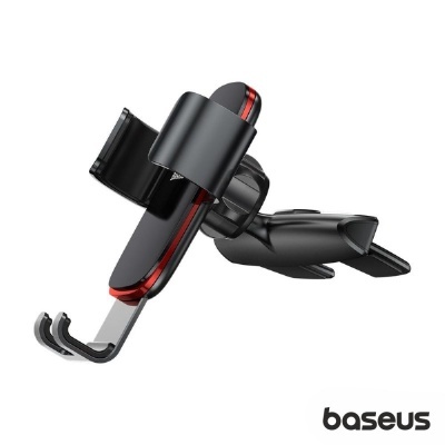 SUPORTE TELEMÓVEL GRAVITY FIXAÇÃO LEITOR CD PRETO BASEUS