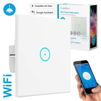 INTERRUPTOR PAREDE WIFI C PAINEL TÁTIL