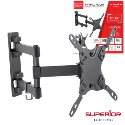 Suporte LCDLED 1342" C 2 Braços Slim VESA 200200 20kg