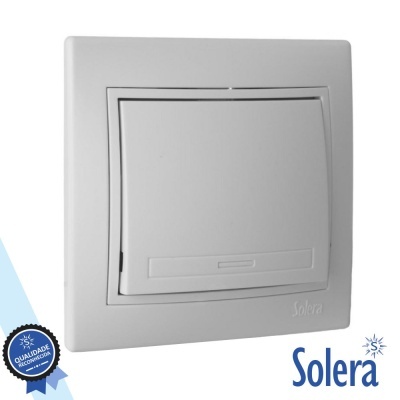 INTERRUPTOR PAREDE ENCASTRAR 10A 250V SOLERA