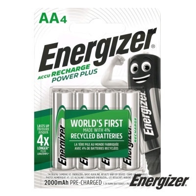 Bateria Ni-MH AA 1.2V 2000ma 4X Power Plus ENERGIZER