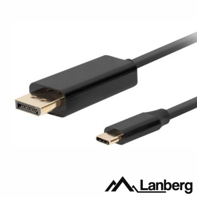 Cabo USB-C 3.2 Macho  Displayport Macho 1.8m LANBERG