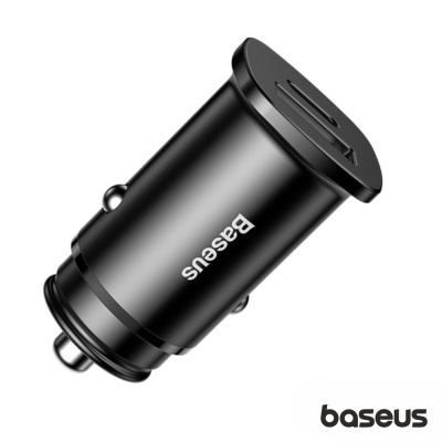 Adaptador Ficha Isqueiro 12V24V 30W USB-A  USB-C PD BASEUS