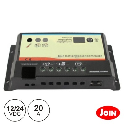 REGULADOR PAINEL FOTOVOLTÁICO 20A 1224VDC JOIN