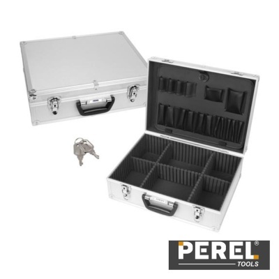 Mala Transporte Ferramentas Alumínio 457x330x52mm PEREL