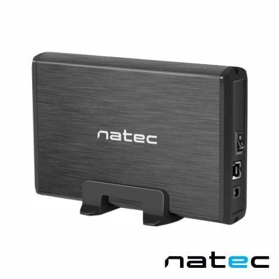Caixa Alumínio USB 3.0 P Discos HDD 3.5" SATA III NATEC